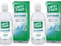 Dwie butelki i dwa pudełka płynu do soczewek Opti-Free Puremoist. Szukasz, czym zastąpić płyn do soczewek? Ten produkt zapewnia całodzienny komfort.