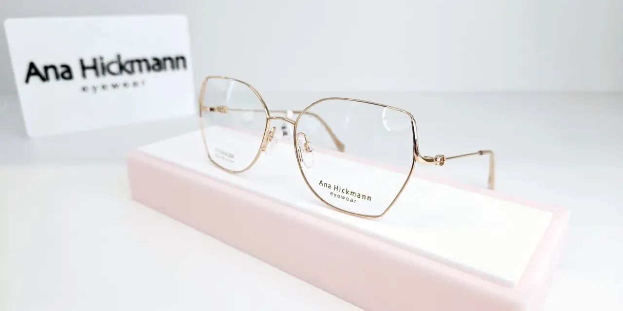 Eleganckie okulary Ana Hickmann. Czy wada wzroku minus 1 to powód, by nosić okulary?