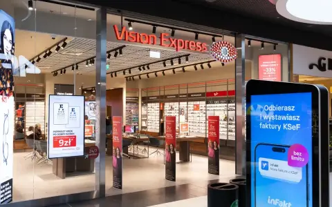 Salon Vision Express. Promocja na badanie wzroku: pierwszy krok po dobry wzrok za 9 zł. Sprawdź, jaka jest vision express badanie wzroku cena.
