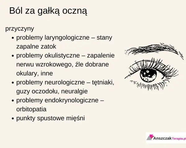 Ból oczodołu może być objawem nerwicy, problemów neurologicznych, zapalenia zatok lub innych schorzeń.