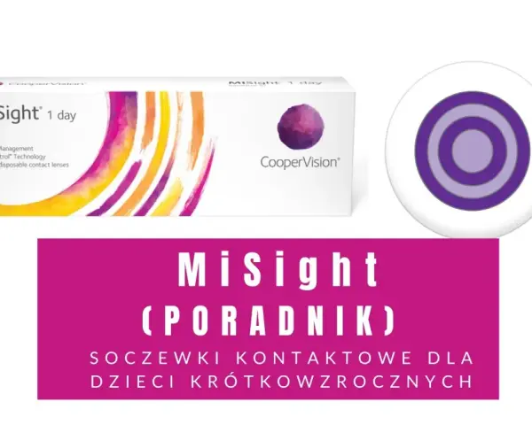 Soczewki MiSight 1 day dla dzieci z krótkowzrocznością. Pomagają zarządzać wadą wzroku.