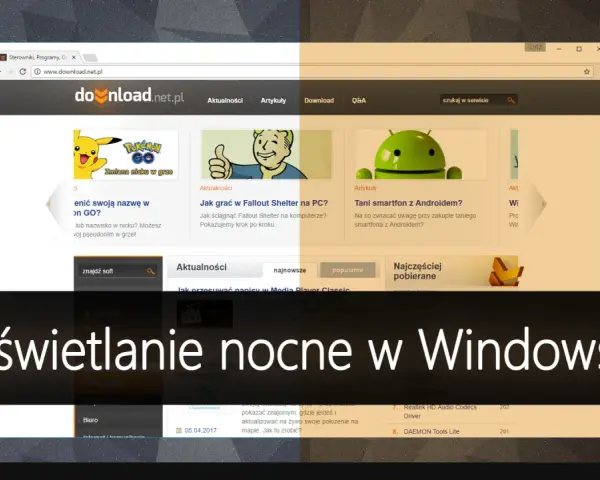 Wyświetlanie nocne w Windows 10: Chroń wzrok i popraw sen!