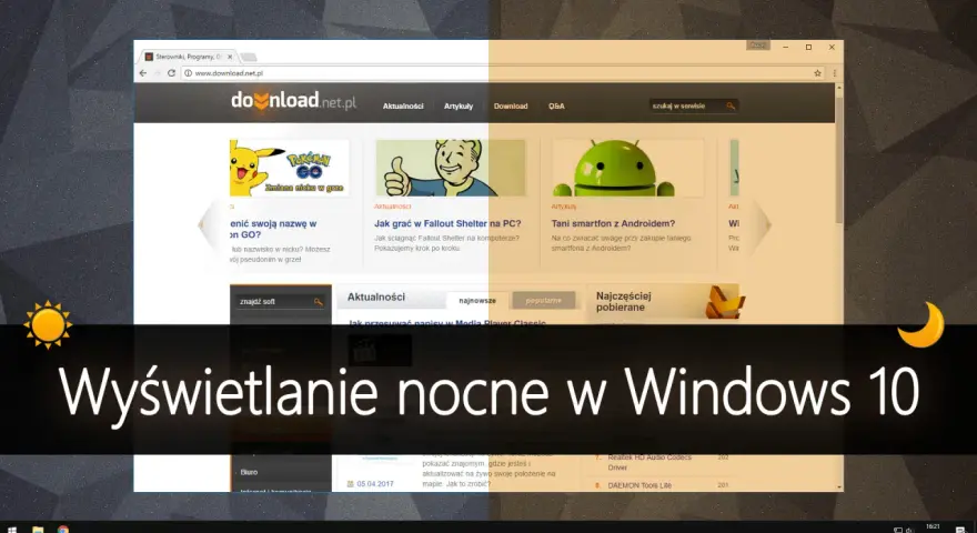 Wyświetlanie nocne w Windows 10: Chroń wzrok i popraw sen!