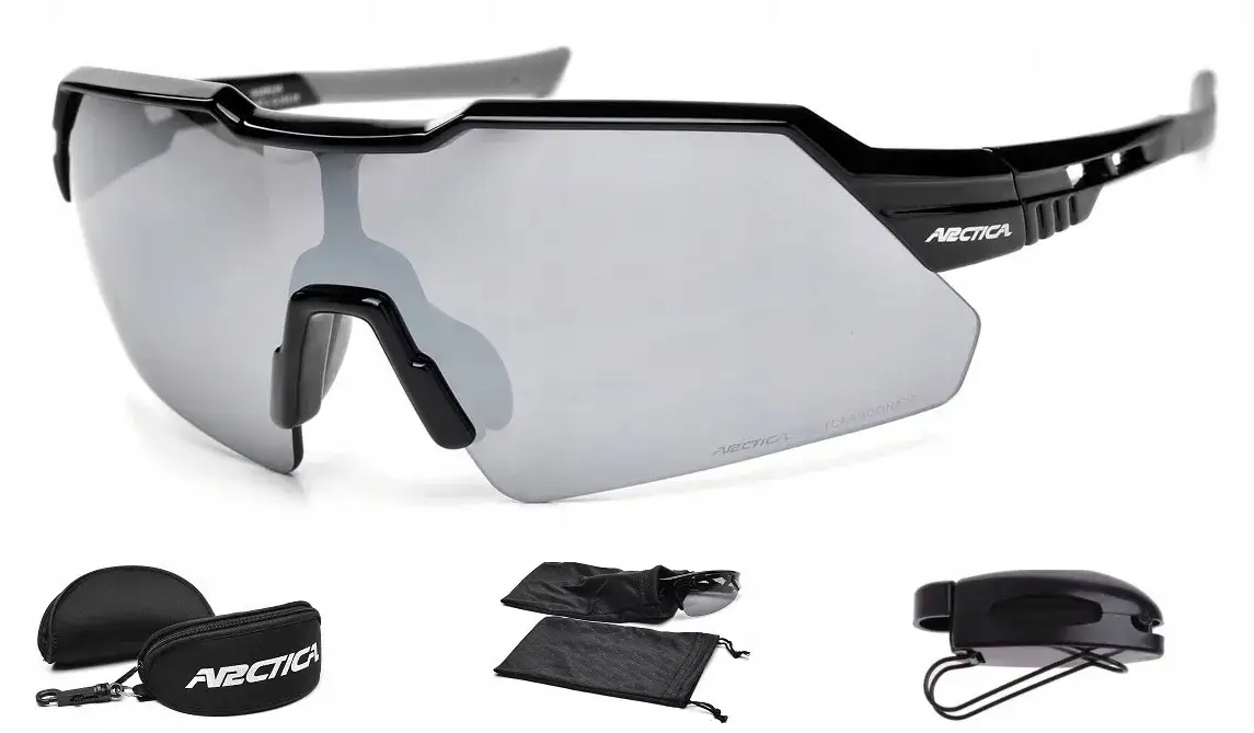 Regulowane noski okulary rowerowe